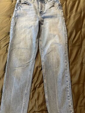 Old Navy Light Blue High-Rise Straight Jeans